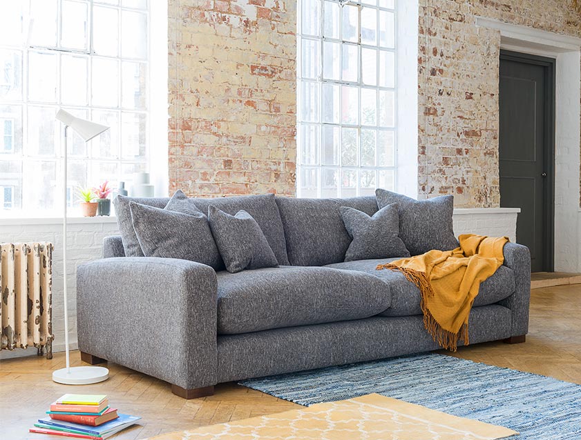2 Stockbridge 4 Seater Sofa in Askrigg Smoke